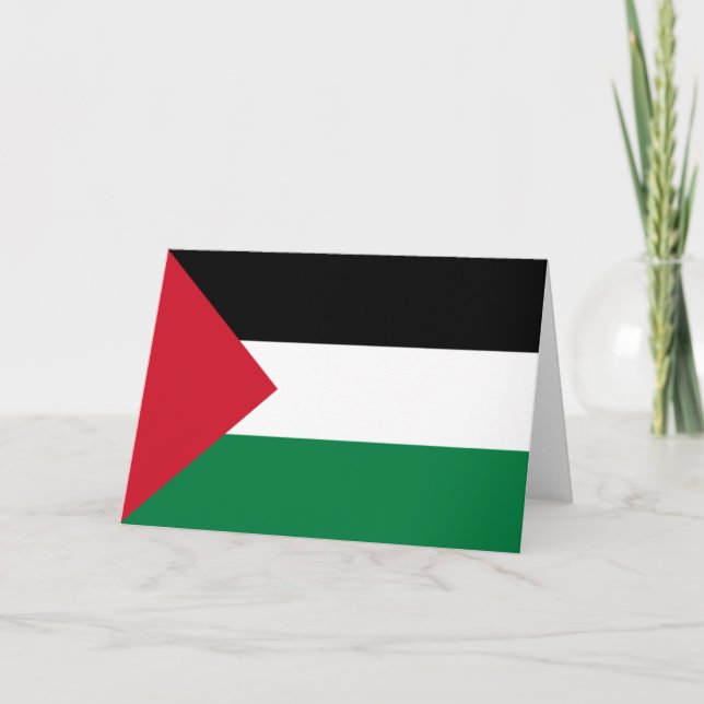 palestinska hälsningskort kort (Framsida)