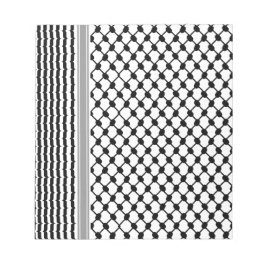 Palestinska Hatta Keffiyeh Kufiya Folk (2 Mönster) Anteckningsblock