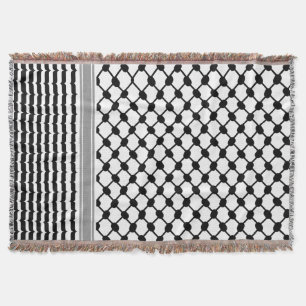 Palestinska Hatta Keffiyeh Kufiya Folk (2 Mönster) Filt