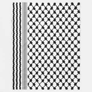 Palestinska Hatta Keffiyeh Kufiya Folk (2 Mönster) Fleecefilt