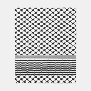 Palestinska Hatta Keffiyeh Kufiya Folk (2 Mönster) Fleecefilt