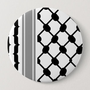 Palestinska Hatta Keffiyeh Kufiya Folk (2 Mönster) Knapp