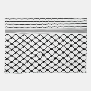 Palestinska Hatta Keffiyeh Kufiya Folk (2 Mönster) Kökshandduk