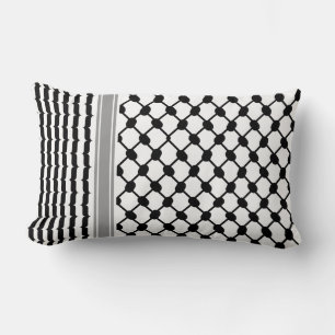 Palestinska Hatta Keffiyeh Kufiya Folk (2 Mönster) Lumbarkudde