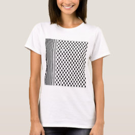 Palestinska Hatta Keffiyeh Kufiya Folk (2 Mönster) T Shirt