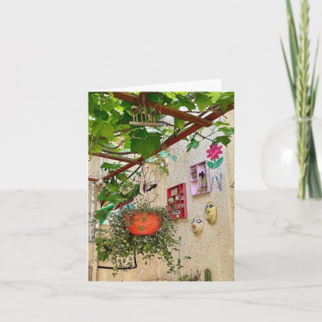 Palestinska hemkonst tack kort (Framsida)