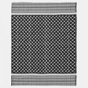 Palestinska Keffiyeh Fleecefilt