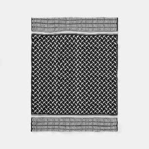 Palestinska Keffiyeh Fleecefilt