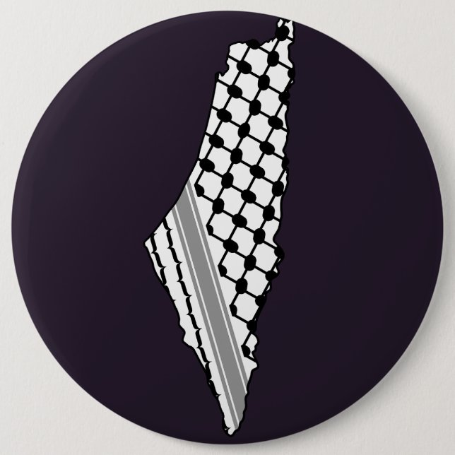 Palestinska keffiyeh, fritt karta, Palestina Kufiy Knapp (Framsida)