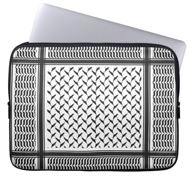 Palestinska keffiyeh laptop fodral (Framsidan)