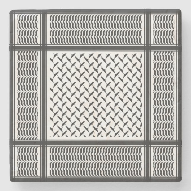 Palestinska keffiyeh stenunderlägg (Framsidan)