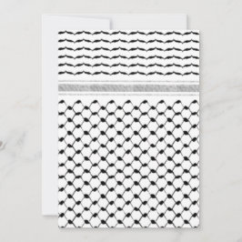 Palestinska Kufiya-Anpassningsbarna Designad Spara Datumet