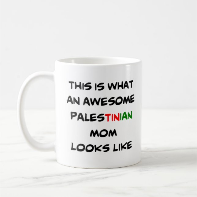 Palestinska mamma, fantastisk kaffemugg (Vänster)