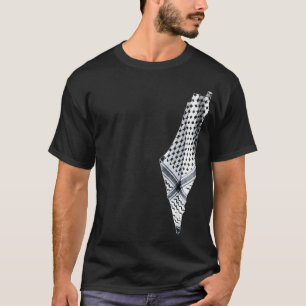 Palestinska motståndsfriheten Palestina Karta T Shirt