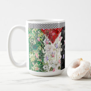 Palestinska Mugg med Blommigt karta