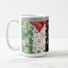 Palestinska Mugg med Blommigt karta
