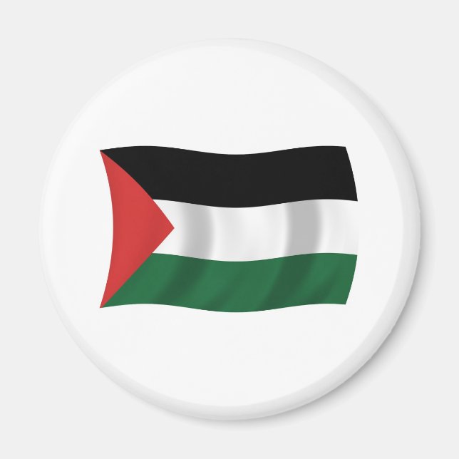 Palestinska myndighetens flagga Magnet (Framsidan)