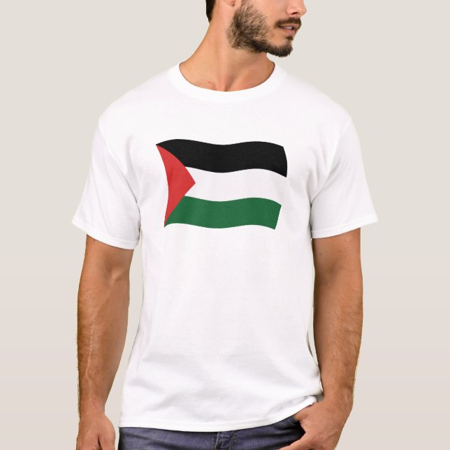 Palestinska myndighetens flagga skjorta tee (Framsida)