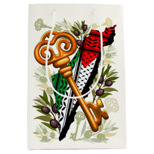 Palestinska Nyckel-symbolen för Högerna för återvä