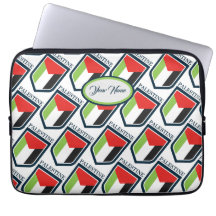 Palestinska och palestinska flagga