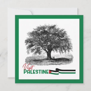 Palestinska Olive Träd-Pridet, besök Palestina Spara Datumet