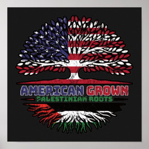 Palestinska palestinska amerikanska amerikanska Tr Poster