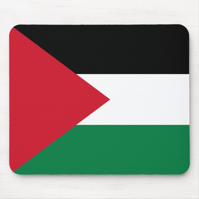 Palestinska (palestinska) Flagga Musmatta (Framsidan)