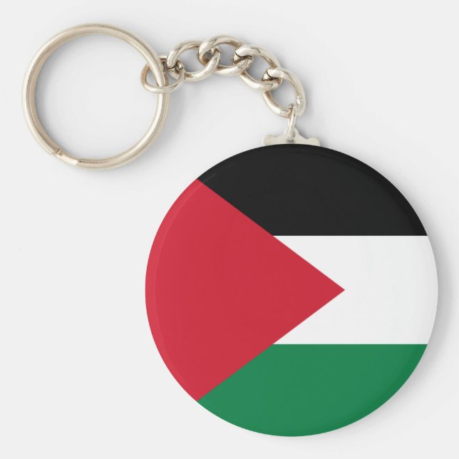 Palestinska (palestinska) Flagga Nyckelring (Framsidan)