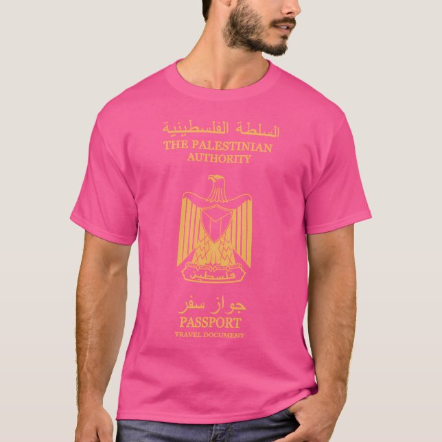 Palestinska pass t shirt (Framsida)