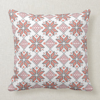 Palestinska realistiska Tatreez Embroidery Mönster Kudde