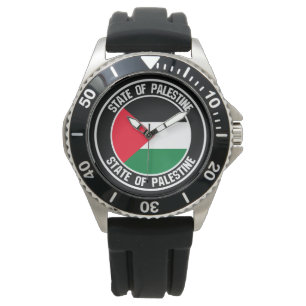 Palestinska rundans emblem armbandsur