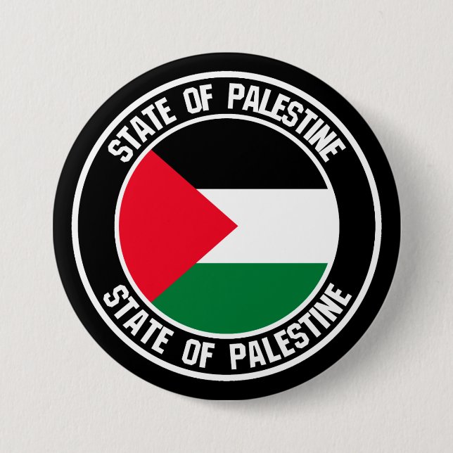 Palestinska rundans emblem knapp (Framsida)