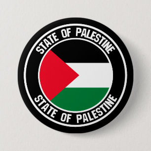 Palestinska rundans emblem knapp