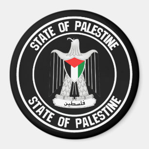 Palestinska rundans emblem magnet