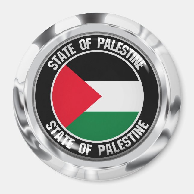 Palestinska rundans emblem magnet (Framsidan)