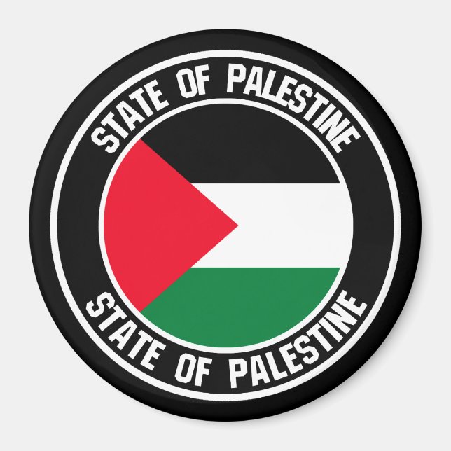 Palestinska rundans emblem magnet (Framsidan)