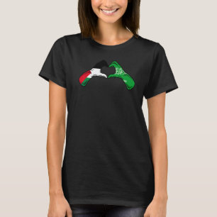 Palestinska Saudiarabien Flagga Palestina Saudiara T Shirt