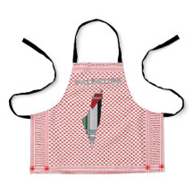 Palestinska Shemagh Apron - Keffiyeh Apron
