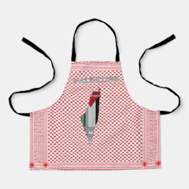Palestinska Shemagh Apron - Keffiyeh Apron