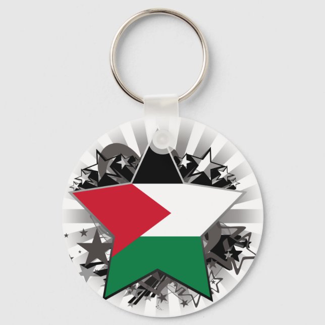 Palestinska stjärnan nyckelring (Framsida)