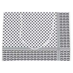 Palestinska svarta & vita Keffiyeh