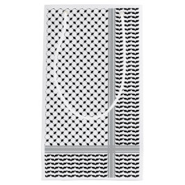 Palestinska svarta & vita Keffiyeh