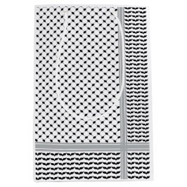 Palestinska svarta & vita Keffiyeh