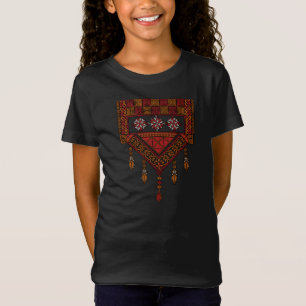 Palestinska tatreez Embroidery   palestinska konst T Shirt