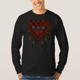 Palestinska tatreez Embroidery palestinska konst T Shirt