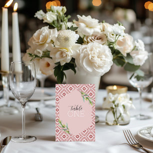 Palestinska Tatreez Red Bordsnummer