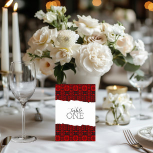 Palestinska Tatreez Red Bordsnummer