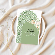 Palestinska Tatreez-valvbågar i grönt