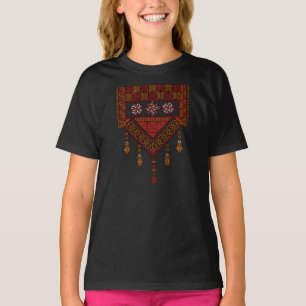 Palestinska teréer Embroidery Art T Shirt