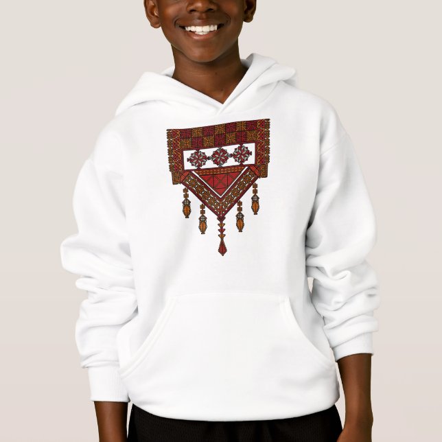 Palestinska teréer Embroidery Art T Shirt (Framsida)